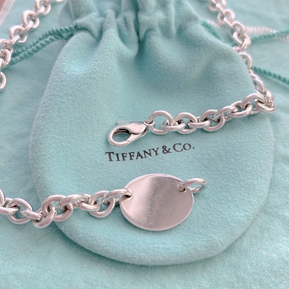 Authentic Return to Tiffany sterling silver tag necklace - Picture 2 of 7